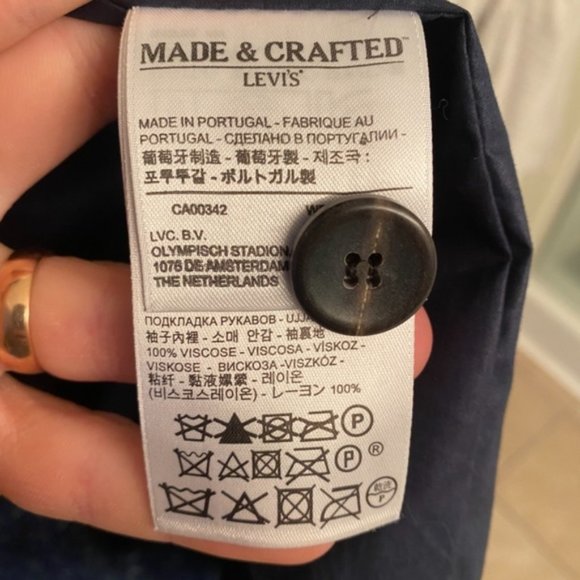 SOLD Levi’s Made and Crafted Designer Mens Blazer - Picture 4 of 11